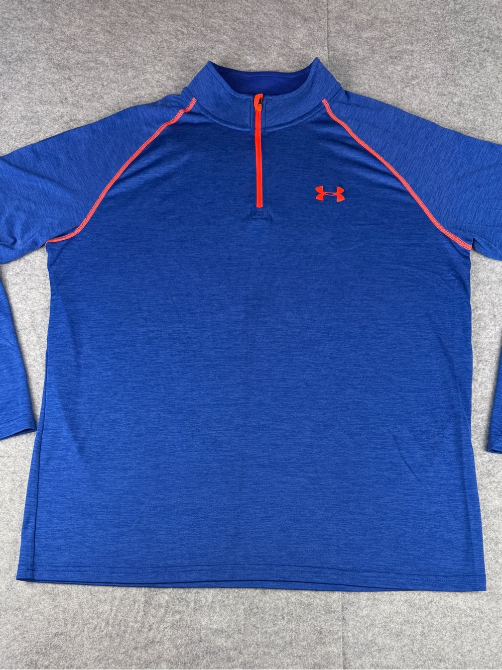 Under Armour HeatGear Quarter Zip L | Blue With a Kick | Lollie Closet